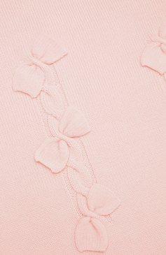 Детского шерстяное одеяло BABY T светло-розового цвета, арт. 20AI102C0IMB | Фото 4 (Материал: Текстиль, Шерсть)