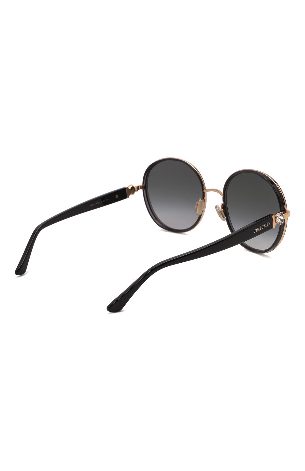 Женские солнцезащитные очки JIMMY CHOO черного цвета, арт. PAM 2F7 | Фото 4 (Тип очков: С/з; Оптика Гендер: оптика-женское; Очки форма: Круглые)