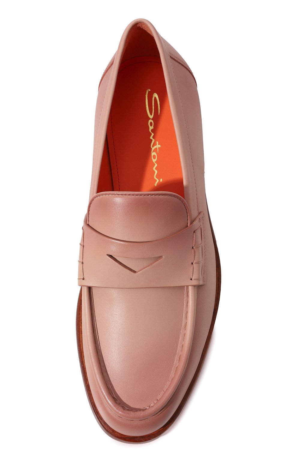 фото Кожаные лоферы santoni