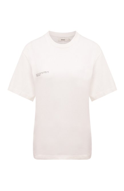 Мужского хлопковая футболка PANGAIA кремвого цвета по цене 9215 руб., арт. 20JTF12-111-JM0S01 | Фото 1