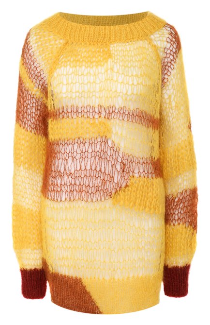 Женский свитер ANN DEMEULEMEESTER красного цвета по цене 143500 руб., арт. 1902-4024-252-018 | Фото 1