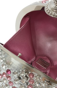 Женская сумка dolce box DOLCE & GABBANA розового цвета, арт. BB6595/AU688 | Фото 5 (Женское Кросс-КТ: Вечерняя сумка; Сумки-технические: Сумки top-handle; Региональные ограничения белый список (Axapta Mercury): Не проставлено; Нос: Не проставлено; Размер: mini; Драгоценные камни: Проставлено)