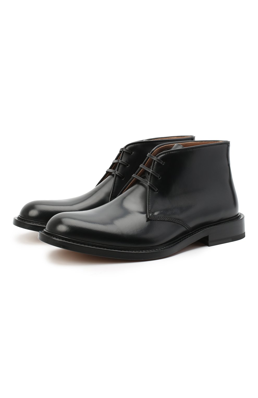 Кожаные ботинки The Level Bottega Veneta Чёрный 651317/V00H0 5541101