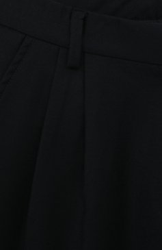 Детские шерстяные брюки DAL LAGO синего цвета, арт. R212/2179/13-16 | Фото 3 (Материал внешний: Шерсть; Девочки Кросс-КТ: Брюки-одежда; Материал сплав а: Проставлено; Нос: Не проставлено; Материал подклада: Синтетический материал)