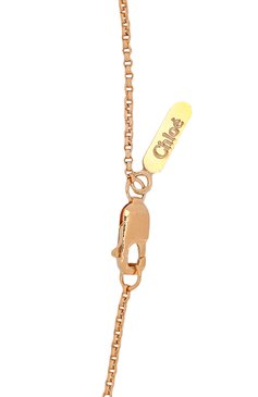 Женская подвеска на цепочке alphabet h CHLOÉ золотого цвета, арт. CHC20SF02HCB7 | Фото 3 (Материал: Металл)