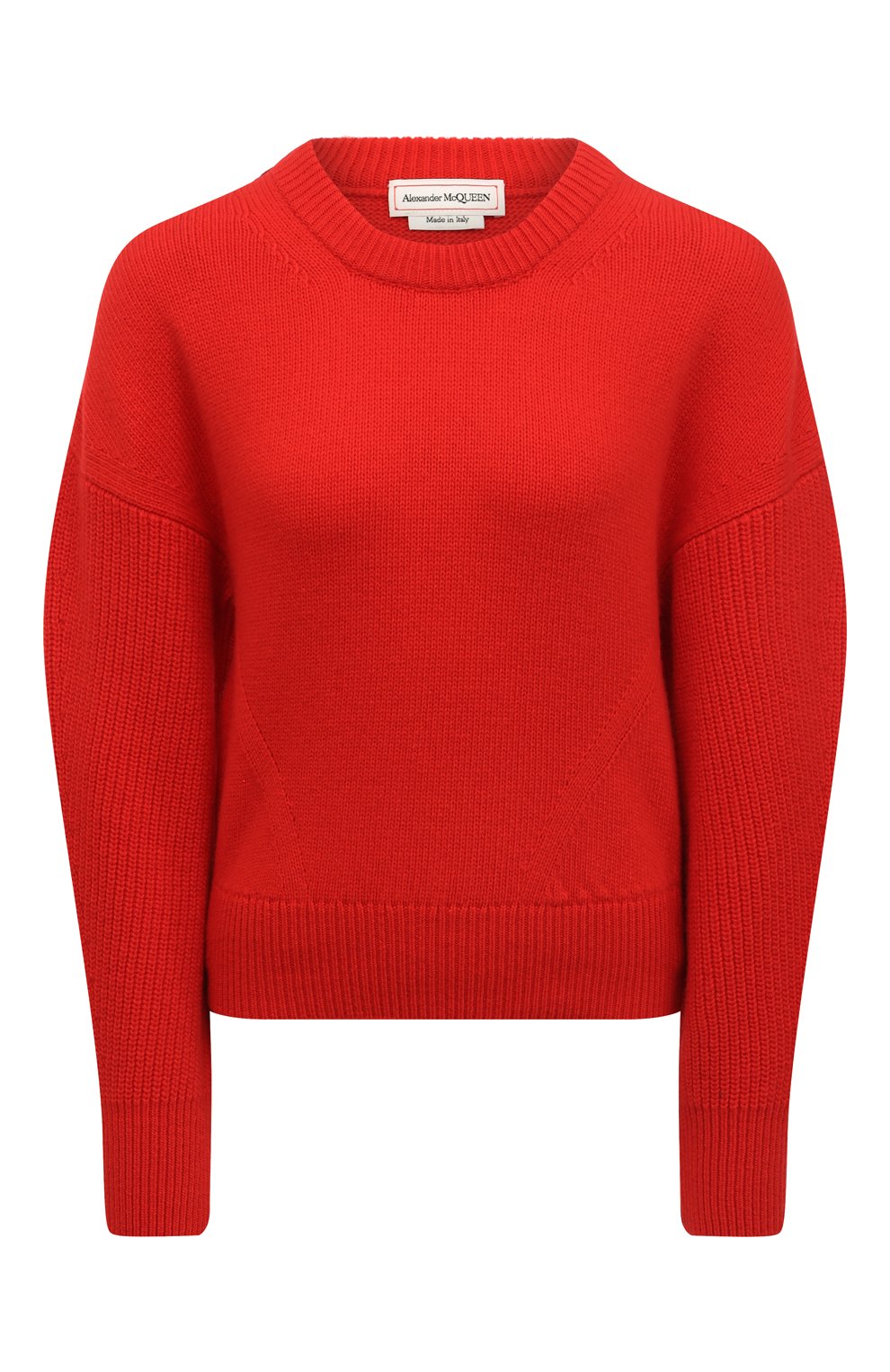 Шерстяной свитер Alexander McQueen Красный 688350/Q1AX9 5611704
