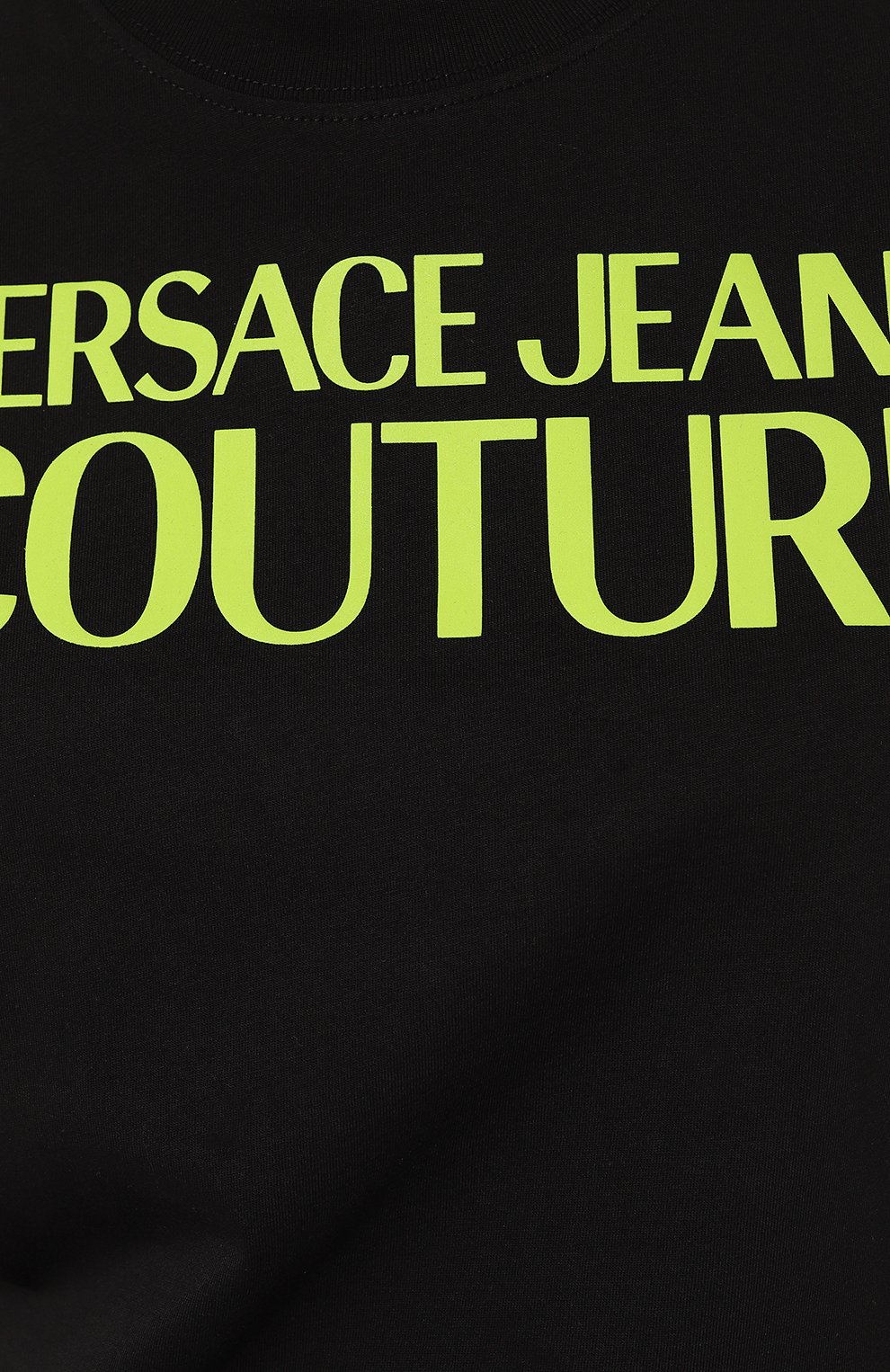 Хлопковая футболка Versace Jeans Couture 74HAHT03/CJ000 Фото 5