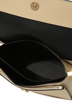 Женская сумка louise small COCCINELLE кремвого цвета, арт. E1 L05 15 01 01 | Фото 5 (Сумки-технические: Сумки через плечо, Сумки top-handle; Материал: Натуральная кожа; Ремень/цепочка: На ремешке; Размер: small)