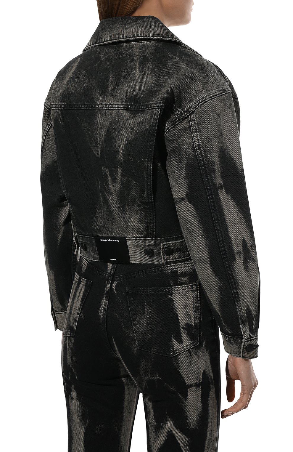 Женская серая джинсовая куртка DENIM X ALEXANDER WANG купить винтернет-магазине ЦУМ, арт. 4DC1222066