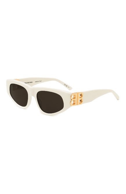 Женские солнцезащитные очки BALENCIAGA белого цвета, арт. BB0095S 012 | Фото 1 (Тип очков: С/з; Оптика Гендер: оптика-женское; Очки форма: Cat-eye)