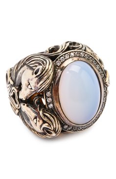 Женское кольцо horse QUEENSBEE разноцветного цвета, арт. 102120/22,85 | Фото 1 (Материал: Серебро; Региональные ограничения белый список (Axapta Mercury): RU)