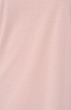 Женская футболка HANRO розового цвета, арт. 077876. | Фото 5 (Материал внешний: Синтетический материал, Хлопок; Женское Кросс-КТ: Футболка-белье, Домашние топы)