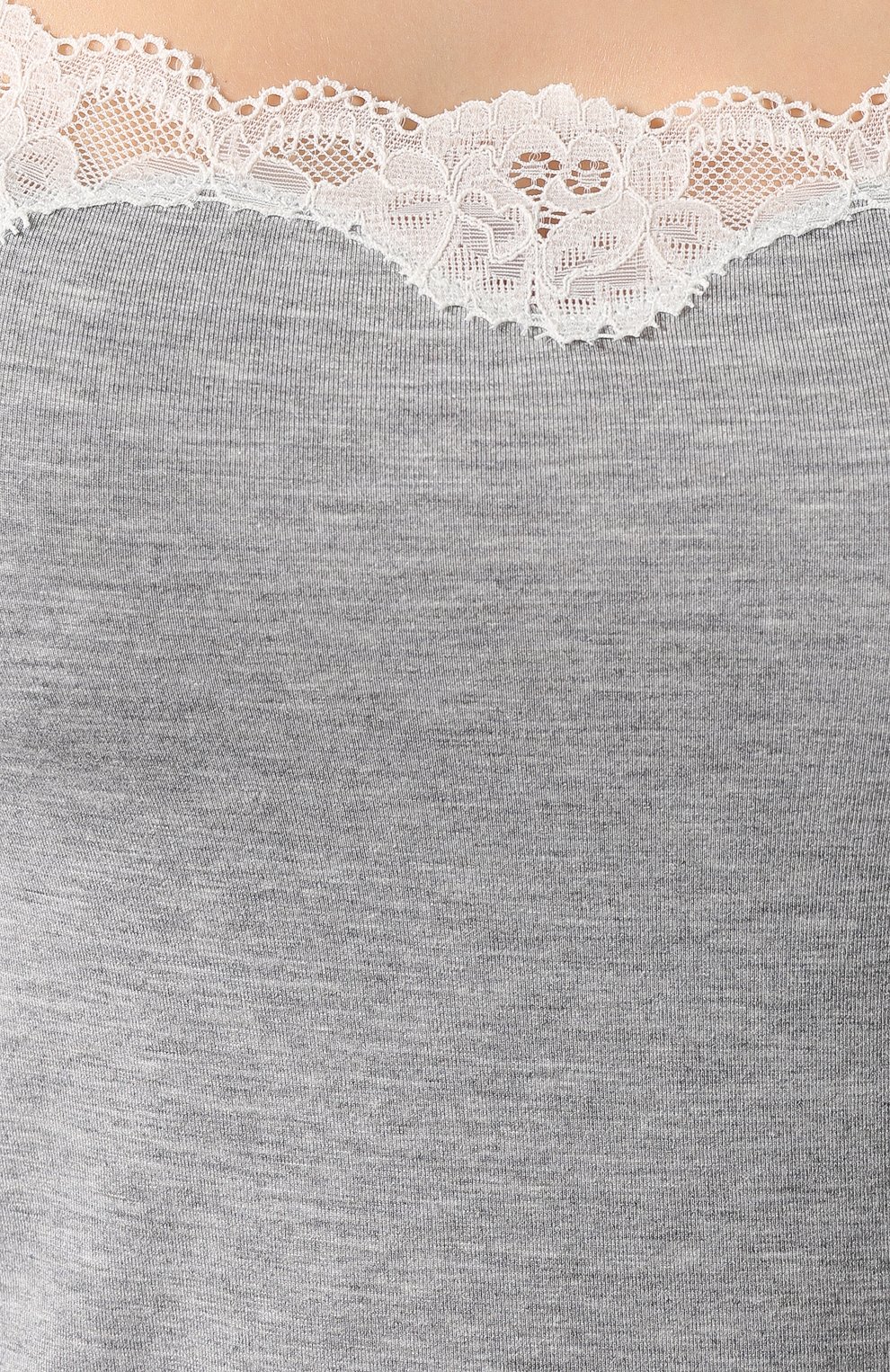 Женская пижама ANTIGEL серого цвета, арт. ENA50069Серый)-ENA05 | Фото 6 (Материал внешний: Синтетический материал; Статус проверки: Проверена категория)