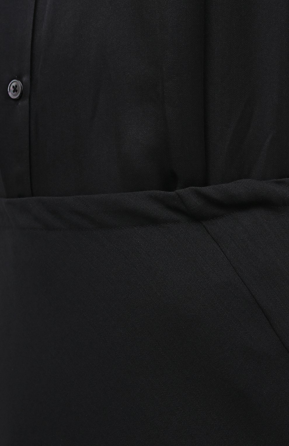 Женская шерстяная юбка ANN DEMEULEMEESTER черного цвета, арт. 2002-1750-P-170-099 | Фото 6 (Материал внешний: Шерсть; Женское Кросс-КТ: Юбка-одежда; Длина Ж (юбки, платья, шорты): Макси)