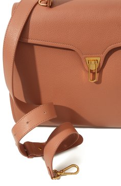 Женская сумка marvin COCCINELLE розового цвета, арт. E1 HP0 18 02 01 | Фото 3 (Сумки-технические: Сумки top-handle; Размер: medium; Материал: Натуральная кожа; Ремень/цепочка: На ремешке)