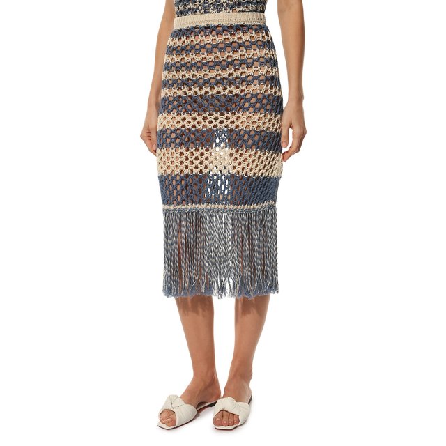 фото Хлопковая юбка redvalentino