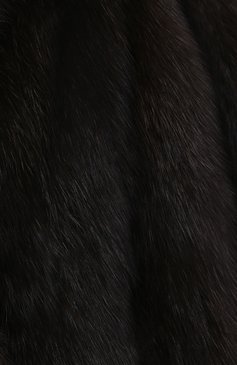 Женская шуба из меха соболя FABIO GAVAZZI коричневого цвета, арт. 16FG65P4 | Фото 5 (Женское Кросс-КТ: Мех; Рукава: Длинные; Стили: Гламурный; Материал внешний: Натуральный мех; Длина (верхняя одежда): Длинные; Материал подклада: Шелк)