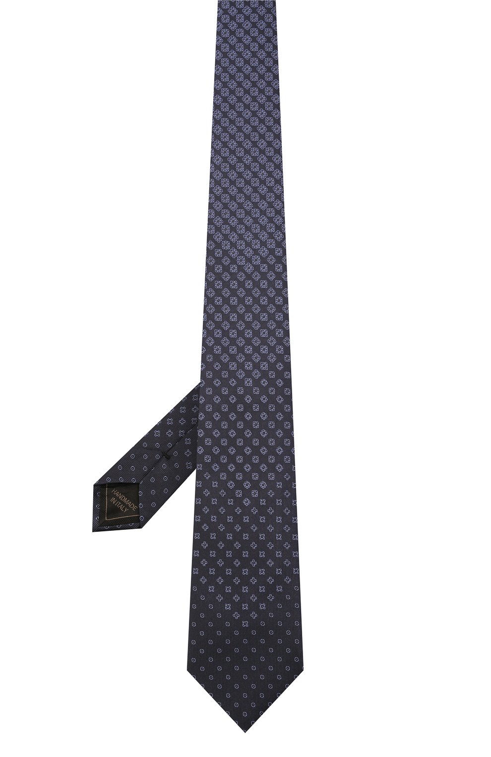 Мужской шелковый галстук BRIONI синего цвета, арт. 061Q00/01408 | Фото 2 (Принт: С принтом; Материал: Текстиль, Шелк)