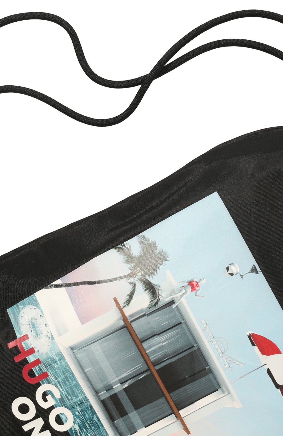 Текстильный рюкзак HUGO 50476564, цвет чёрный, размер NS - фото 2
