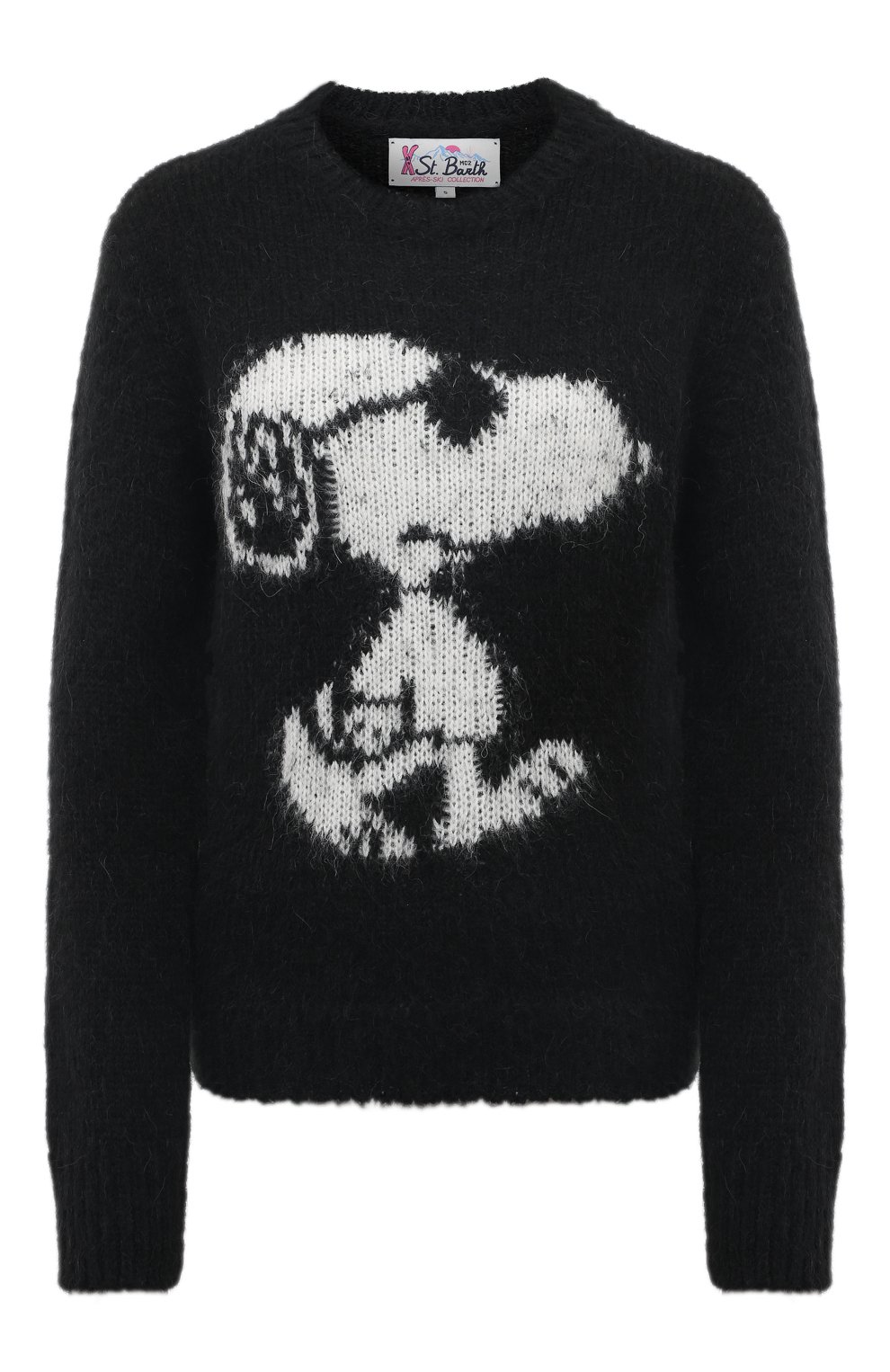 Женский черный свитер MC2 SAINT BARTH купить в интернет-магазине ЦУМ ...