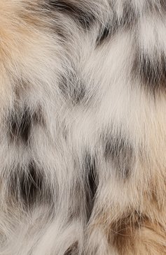 Женская шапка из меха рыси FURLAND бежевого цвета, арт. 0172807210001300000 | Фото 3 (Материал: Натуральный мех)