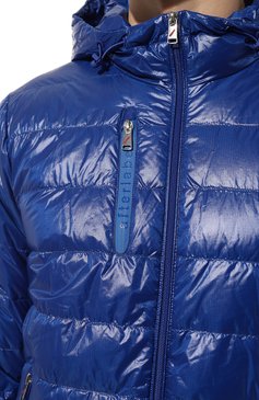 Мужская пуховая куртка AFTER LABEL синего цвета, арт. USHUAIA/N025 | Фото 5 (Кросс-КТ: Куртка; Материал внешний: Синтетический материал; Материал сплава: Проставлено; Мужское Кросс-КТ: Куртка-пуховая; Материал подклада: Синтетический материал; Драгоценные камни: Проставлено; Материал утеплителя: Пух и перо; Стили: Кэжуэл)