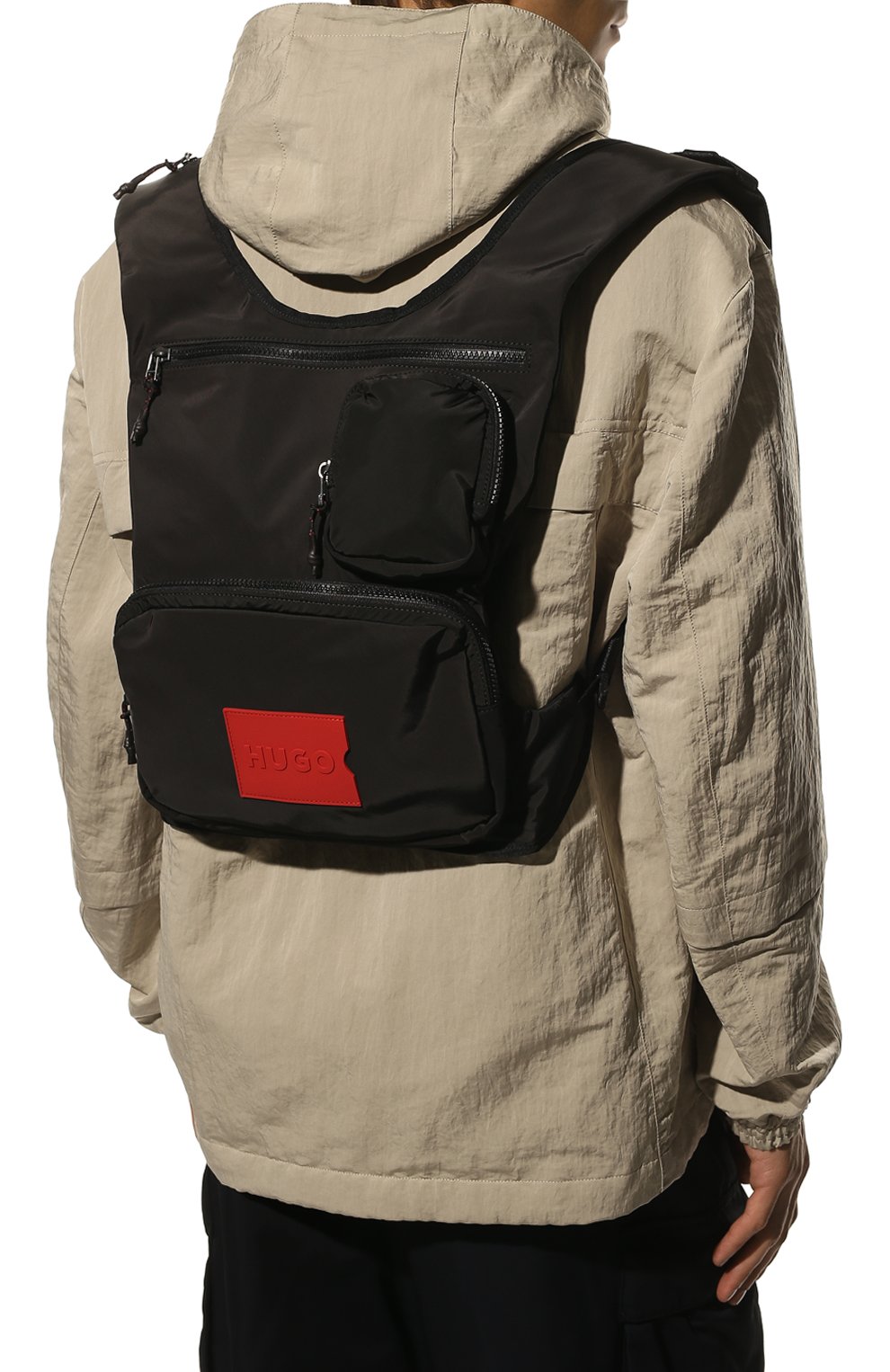 Текстильный рюкзак HUGO 50475047, цвет чёрный, размер NS - фото 2