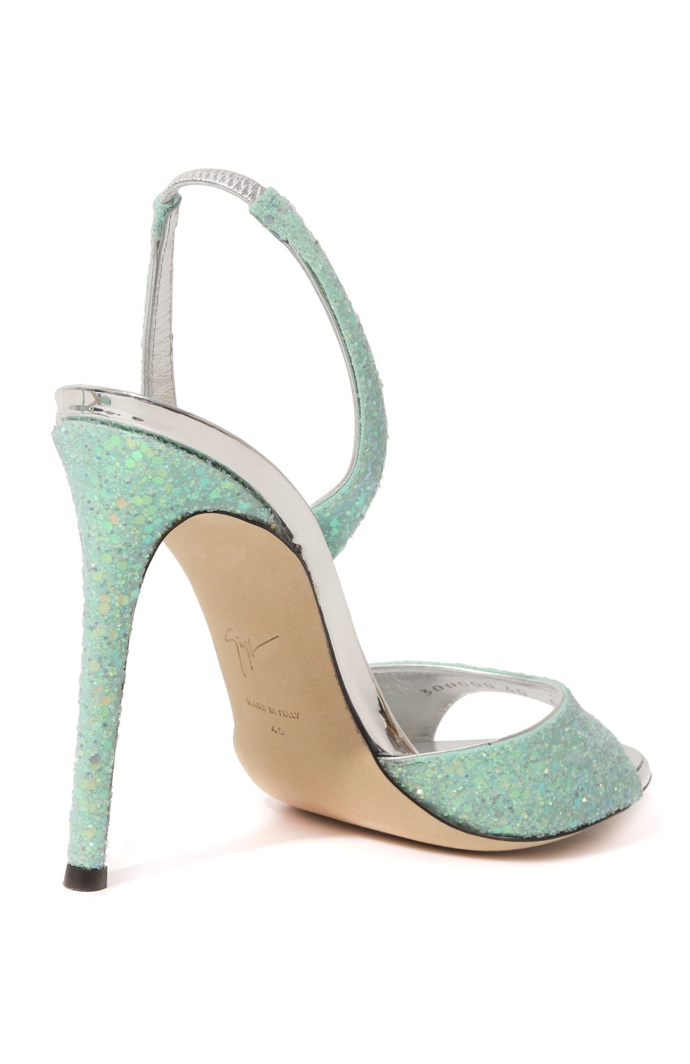 фото Текстильные босоножки lilibeth glitter giuseppe zanotti design