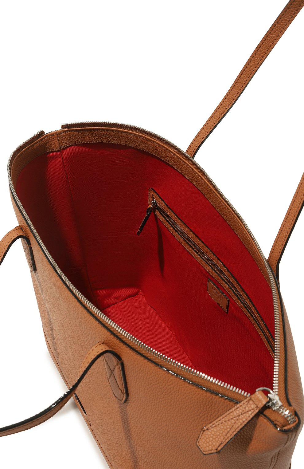 Женский сумка-тоут ninon LANCEL светло-коричневого цвета, арт. A12090 | Фото 5 (Сумки-технические: Сумки-шопперы; Размер: medium; Материал: Натуральная кожа)