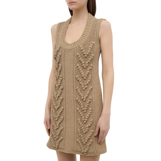 фото Хлопковое платье bottega veneta