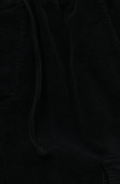 Детские хлопковые брюки PAOLO PECORA MILANO темно-синего цвета, арт. PP3436/14A-16A | Фото 3 (Случай: Повседневный; Материал сплава: Проставлено; Нос: Не проставлено; Материал внешний: Хлопок)