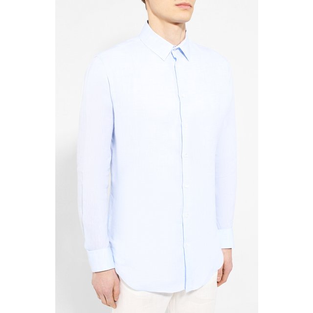 фото Льняная рубашка giorgio armani