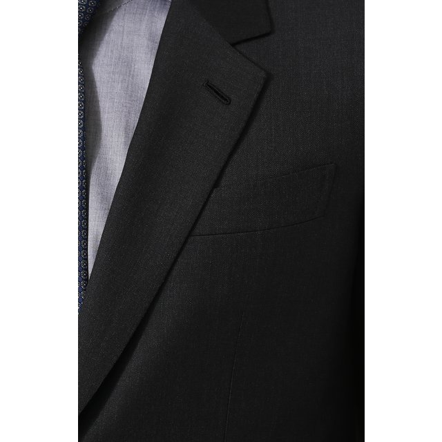 фото Шерстяной костюм с однобортным пиджаком brioni