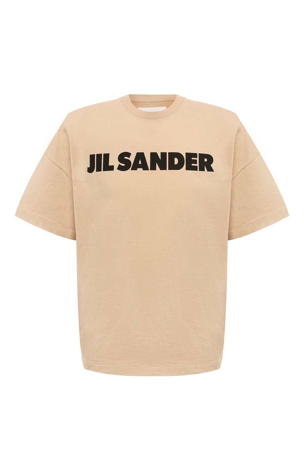 Мужская бежевая хлопковая футболка JIL SANDER купить в интернет ...