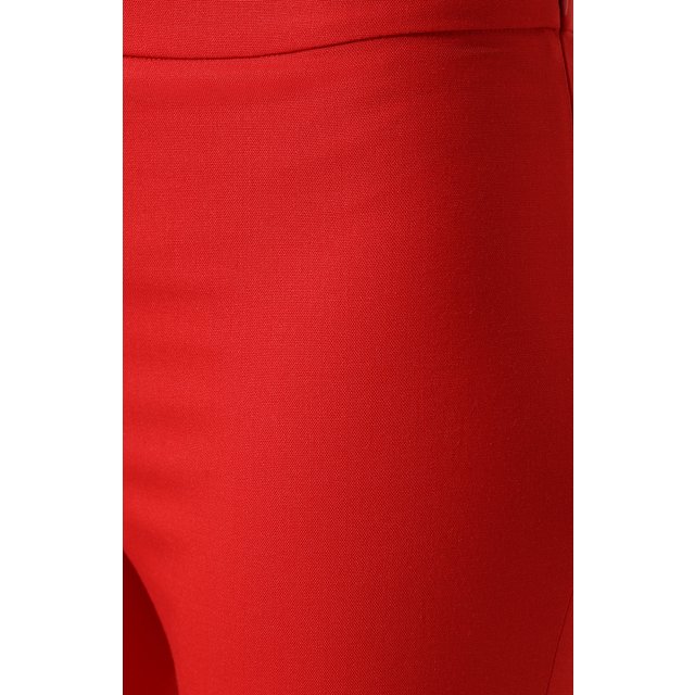 фото Однотонные брюки прямого кроя из шерсти la perla
