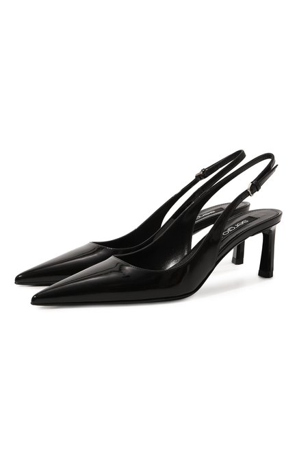 Женские кожаные туфли liya SERGIO ROSSI черного цвета по цене 69950 руб., арт. B01801-MFI657 | Фото 1