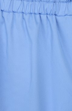Детские хлопковые брюки PAADE MODE голубого цвета, арт. 20218202/10Y-16Y | Фото 3 (Девочки Кросс-КТ: Брюки-одежда; Материал внешний: Хлопок; Ростовка одежда: 12 лет | 152 см)