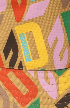 Мужская хлопковая панама DSQUARED2 разноцветного цвета, арт. HAM0031 00304890 | Фото 4 (Материал: Текстиль, Хлопок; Материал сплава: Проставлено; Нос: Не проставлено)