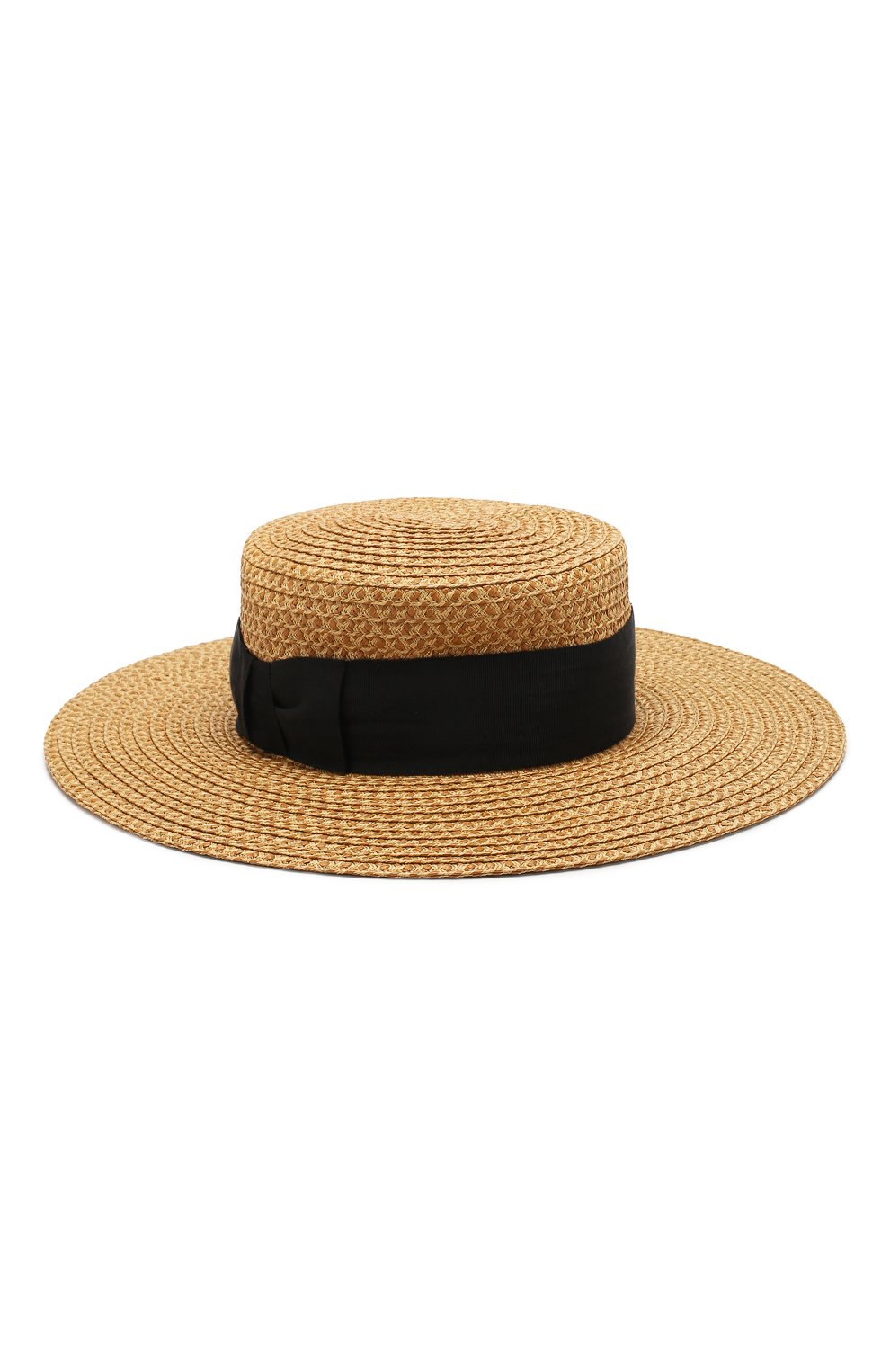 Женская шляпа ERIC JAVITS темно-бежевого цвета, арт. 13817/G0ND0LIER | Фото 1 (Материал: Текстиль, Пластик, Синтетический материал)