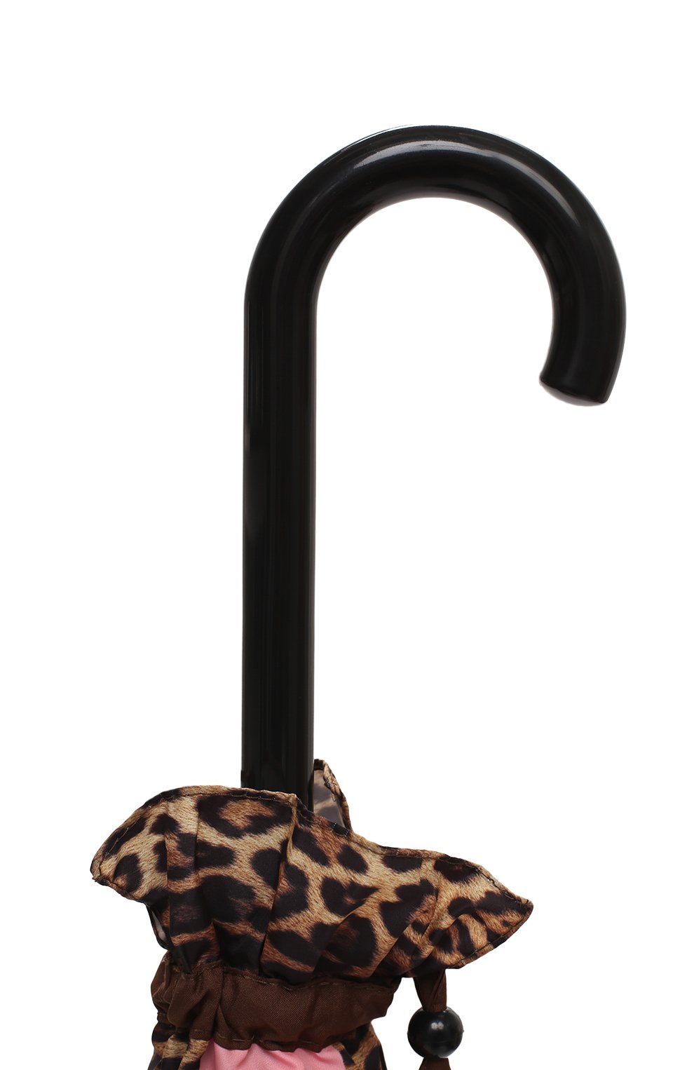 Женский зонт-трость MOSCHINO леопардового цвета, арт. 8138-63AUT0 | Фото 5 (Материал: Текстиль, Синтетический материал, Металл)