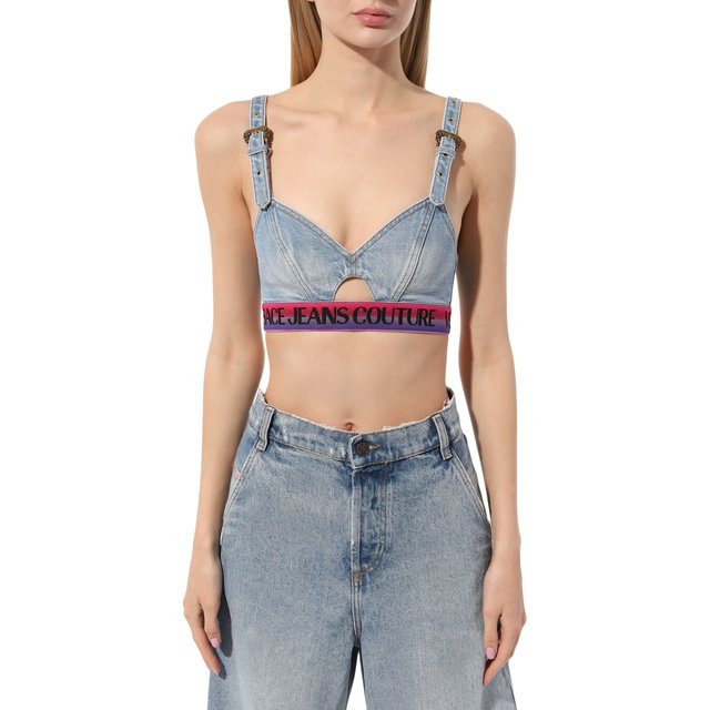 Джинсовый топ Versace Jeans Couture  74HAM27B/DW009L01 Фото 2