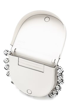 Женская сумка heel knots LOEWE белого цвета, арт. 126.54AV01 | Фото 4 (Сумки-технические: Сумки через плечо; Материал: Натуральная кожа; Ремень/цепочка: На ремешке; Размер: small)