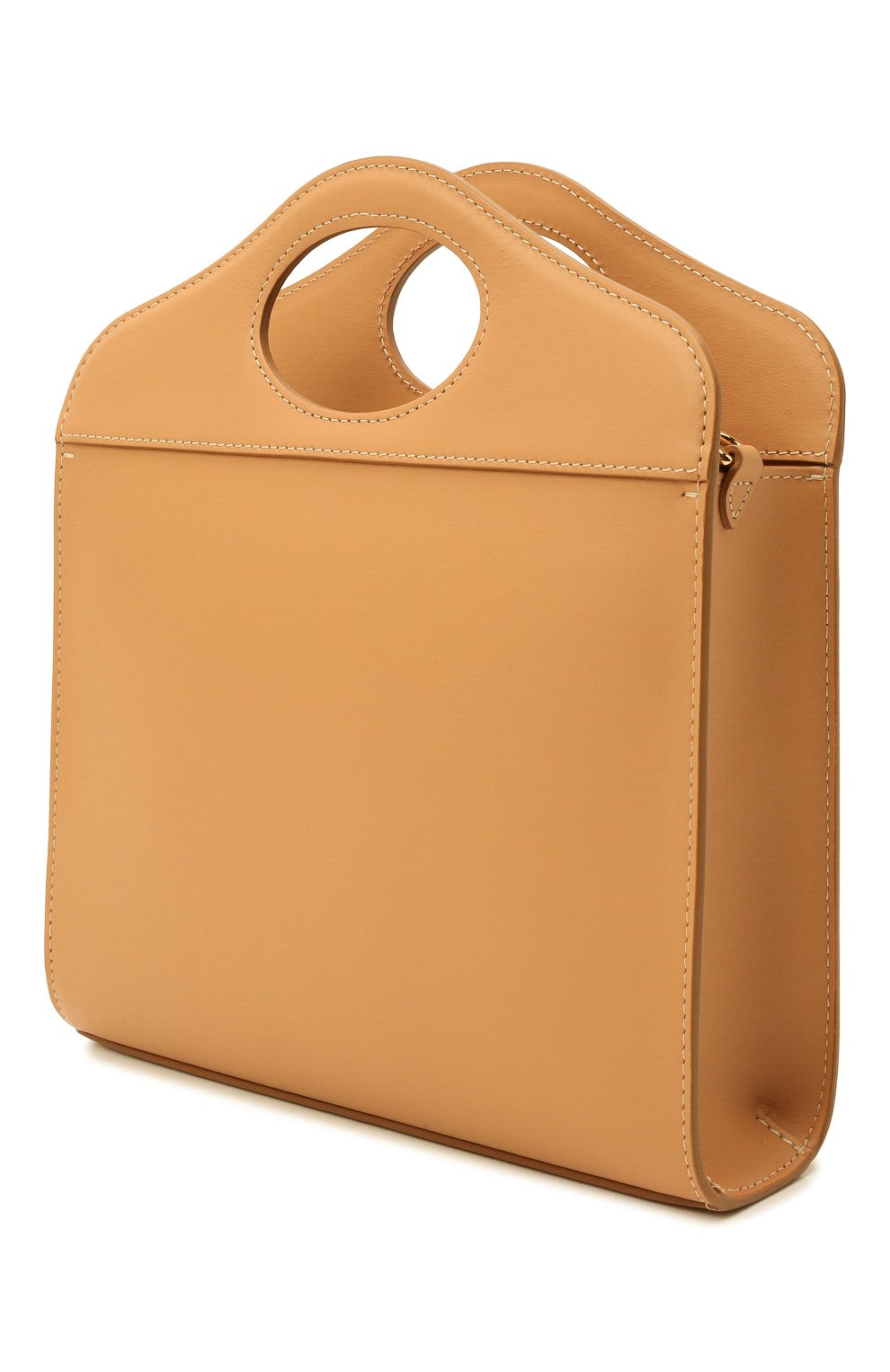 Женская сумка pocket bag medium BURBERRY бежевого цвета, арт. 8043105 | Фото 4 (Сумки-технические: Сумки top-handle; Размер: medium; Материал: Натуральная кожа; Ремень/цепочка: На ремешке)