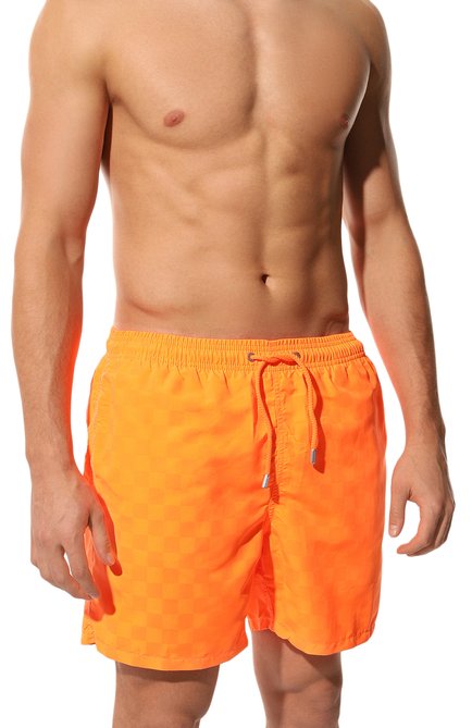 Мужские плавки-шорты MC2 SAINT BARTH оранжевого цвета, арт. STBM/LIGHTING MAGIC/05771D | Фото 2 (Нос: Не проставлено; Материал внешний: Синтетический материал; Материал сплава: Проставлено)