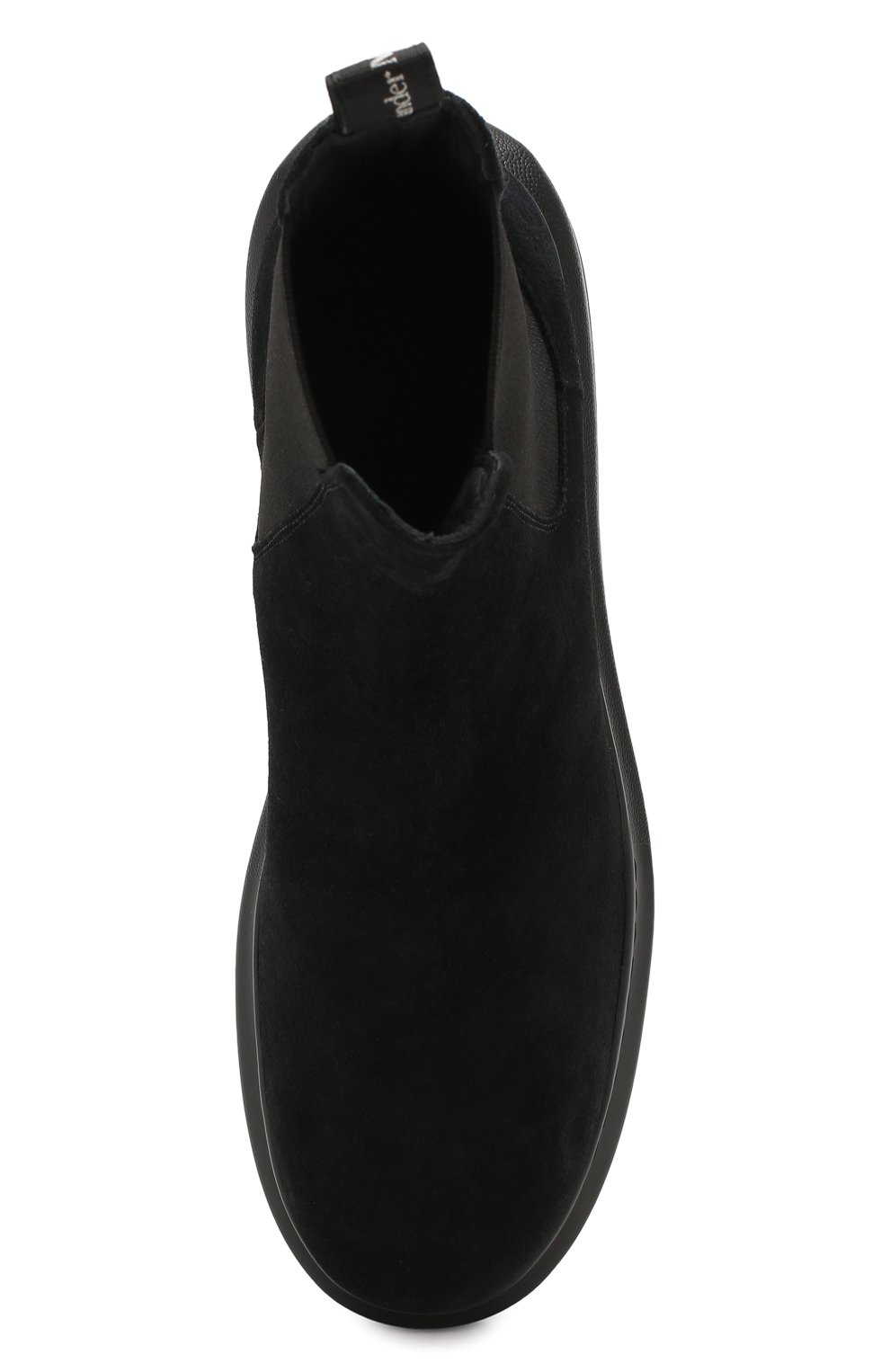 Мужские замшевые челси ALEXANDER MCQUEEN черного цвета, арт. 586198/WHXK2 | Фото 5 (Материал внутренний: Натуральная кожа; Материал утеплителя: Без утеплителя; Подошва: Массивная; Мужское Кросс-КТ: Сапоги-обувь, Челси-обувь; Материал внешний: Замша)