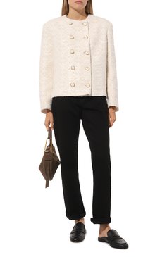 Женские джинсы VERSACE JEANS COUTURE черного цвета, арт. 75HAB5B1/CDW00 | Фото 2 (Кросс-КТ: Деним; Длина (брюки, джинсы): Стандартные; Силуэт Ж (брюки и джинсы): Прямые; Материал сплава: Проставлено; Материал внешний: Хлопок; Драгоценные камни: Проставлено; Стили: Кэжуэл)