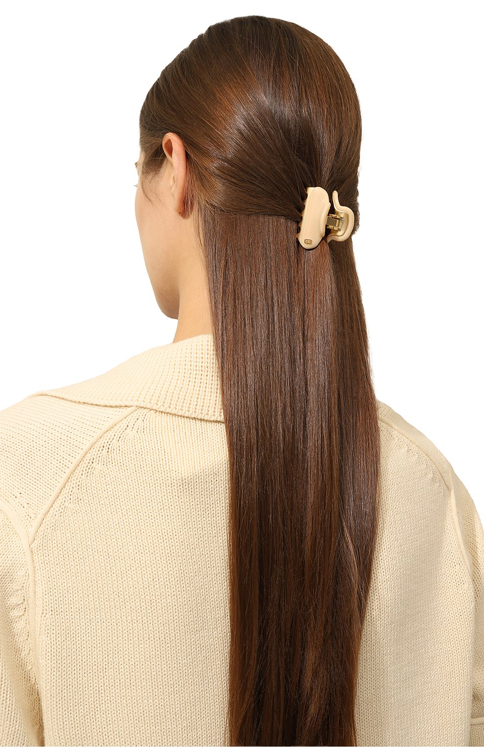 Женская заколка для волос ALEXANDRE DE PARIS бежевого цвета, арт. ICC45-14339-02A23 OS | Фото 2 (Материал: Пластик)