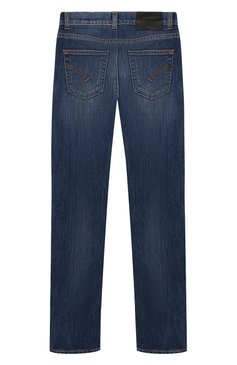 Детские джинсы DONDUP синего цвета, арт. BP220S/DS0107B/Z76 | Фото 2 (Материал внешний: Хлопок; Статус проверки: Проверена категория; Ростовка одежда: 12 лет | 152 см)