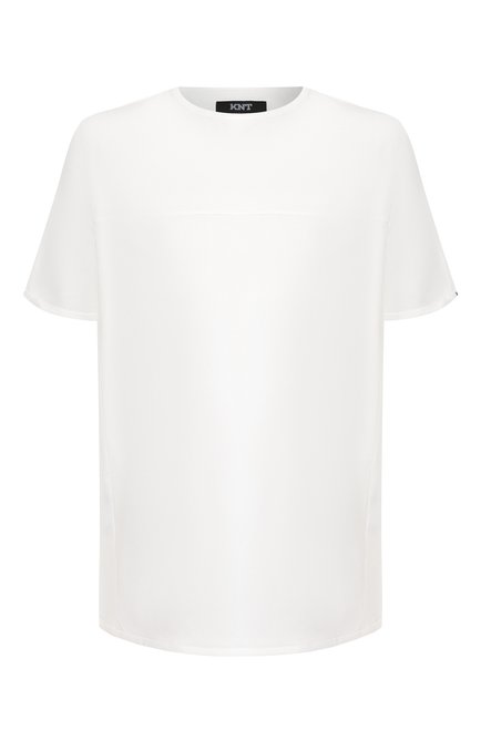 Мужская хлопковая футболка KNT белого цвета по цене 58700 руб., арт. UMS0106K06R4 | Фото 1