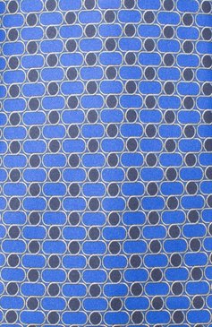 Мужской шелковый галстук ZILLI синего цвета, арт. 51120/TIE | Фото 3 (Принт: С принтом; Материал: Текстиль, Шелк; Региональные ограничения белый список (Axapta Mercury): RU; Материал сплава: Проставлено; Нос: Не проставлено)